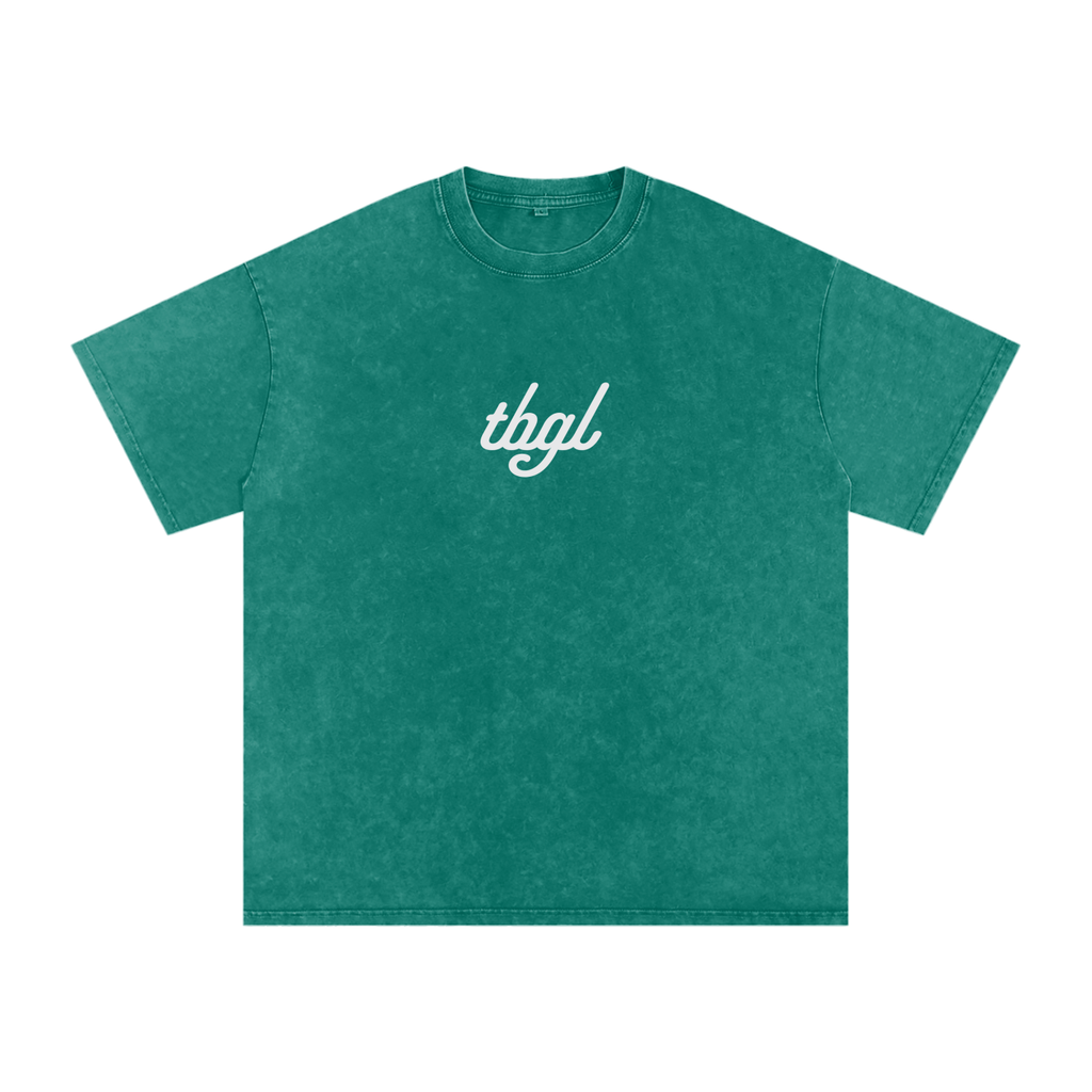 TBGL U.S Chasing Birdies Snow Washed Oversized Cotton T-Shirt