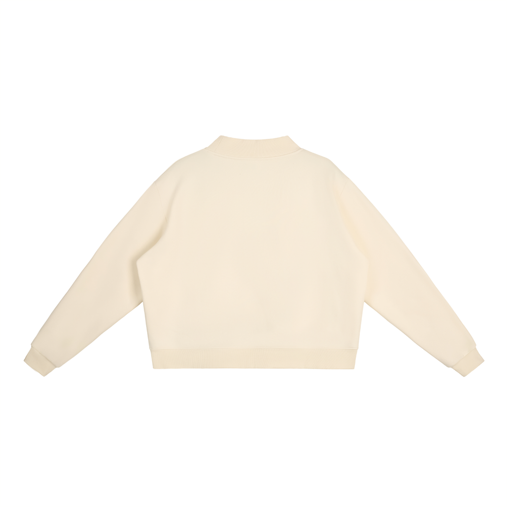 The Best Golf League Woman’s Essential Fleece Mock-Neck Crew Sweatshirt