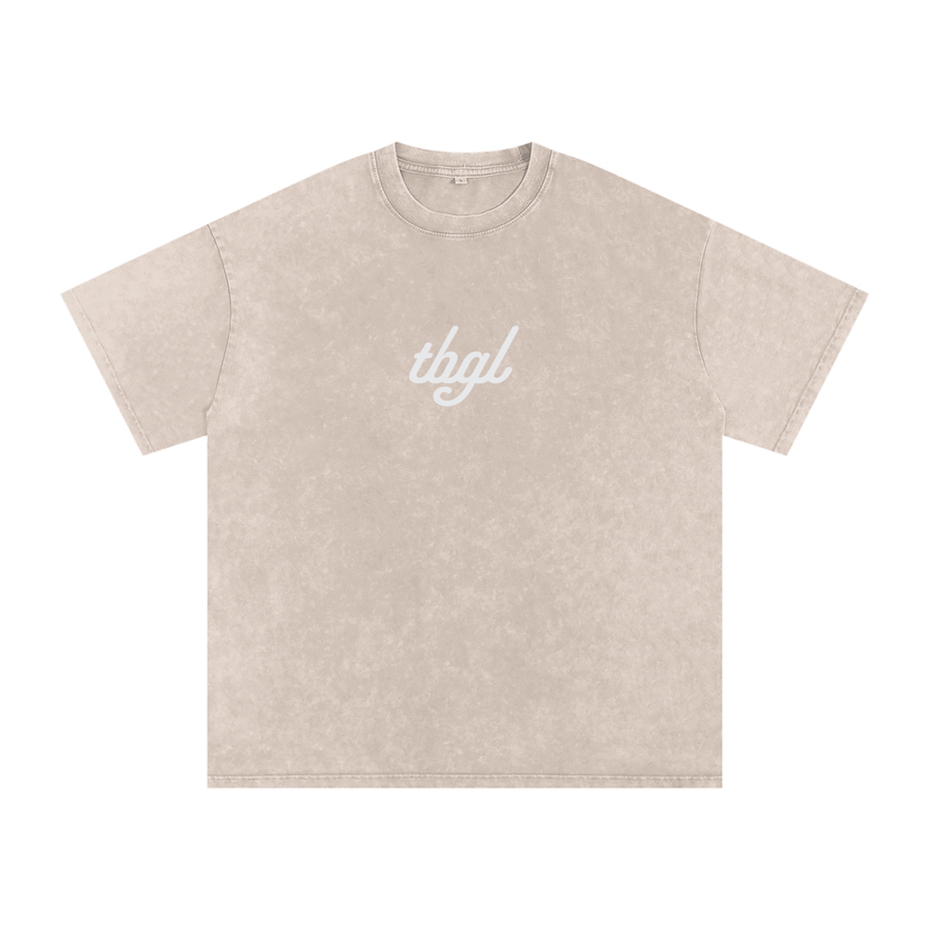 TBGL Chasing Birdies Snow Washed Oversized Cotton T-Shirt