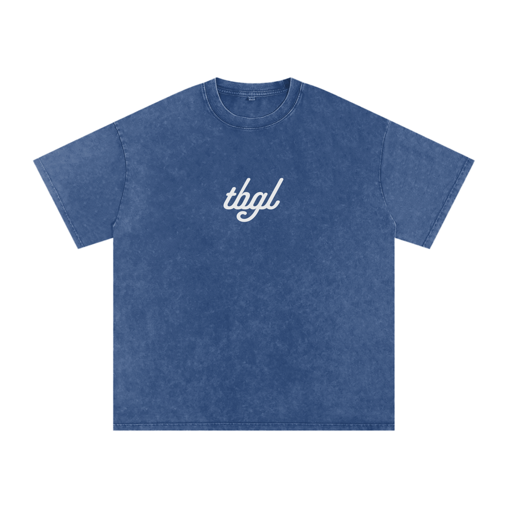 TBGL U.S Chasing Birdies Snow Washed Oversized Cotton T-Shirt