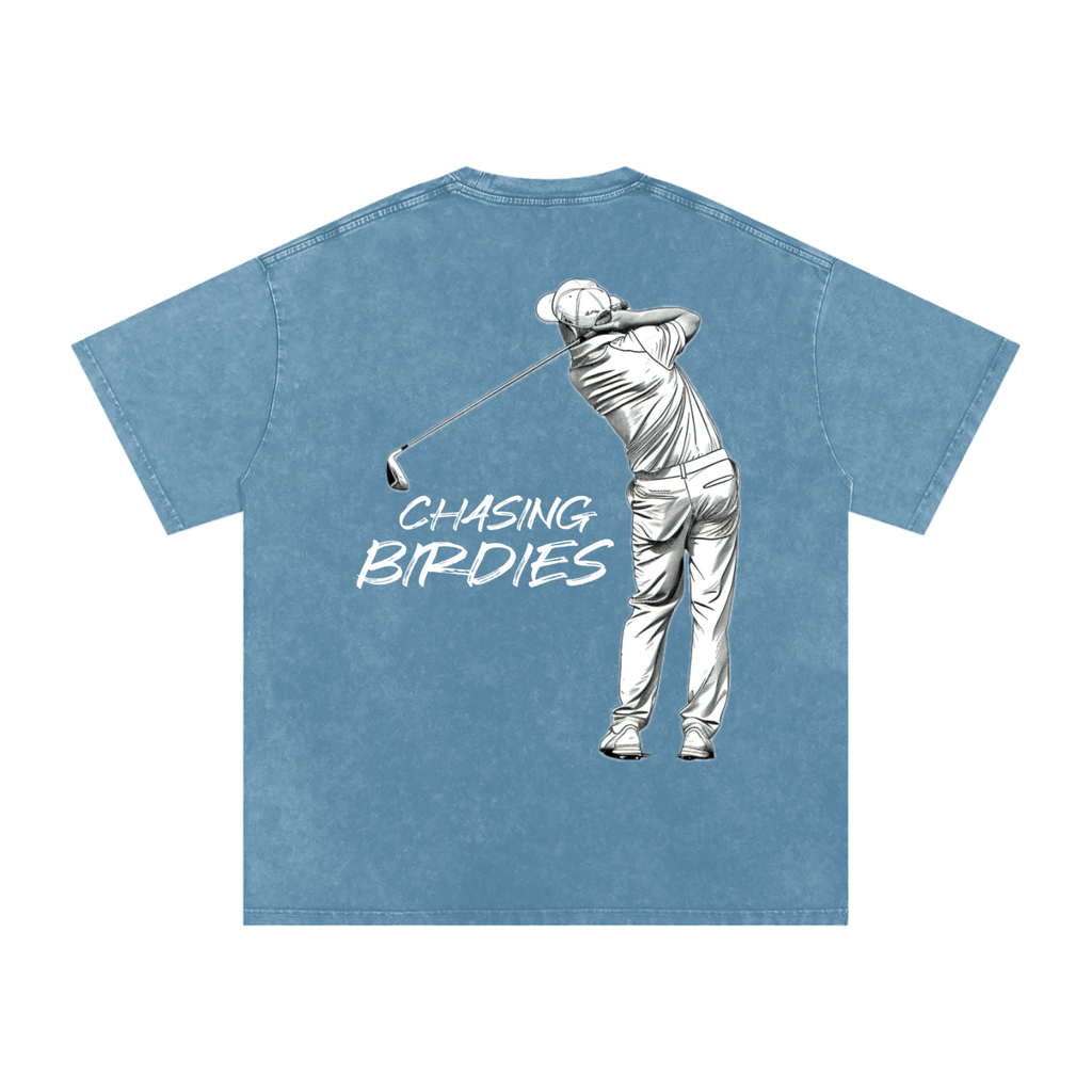 TBGL U.S Chasing Birdies Snow Washed Oversized Cotton T-Shirt