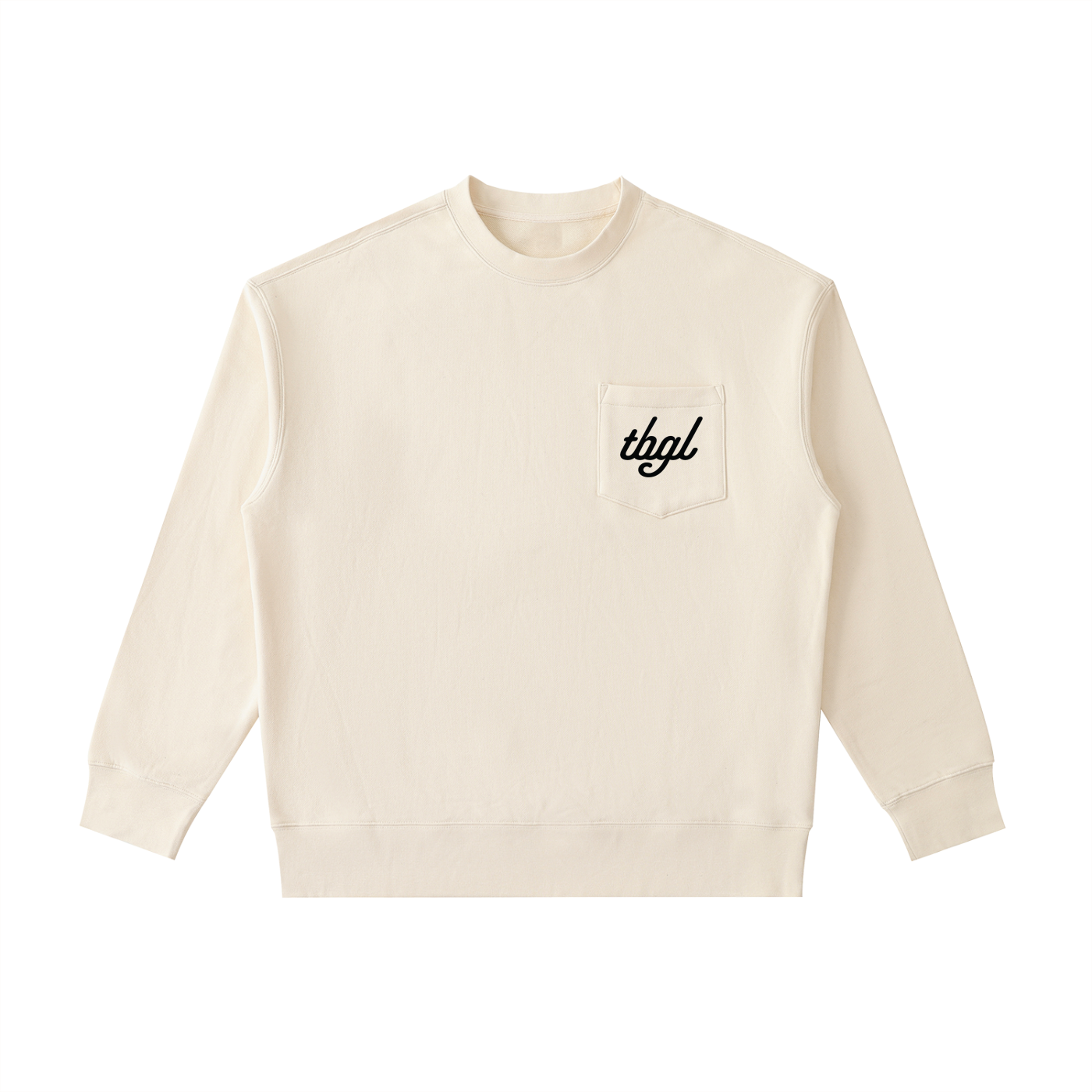 Heavyweight Patch Pocket Crewneck Sweatshirt