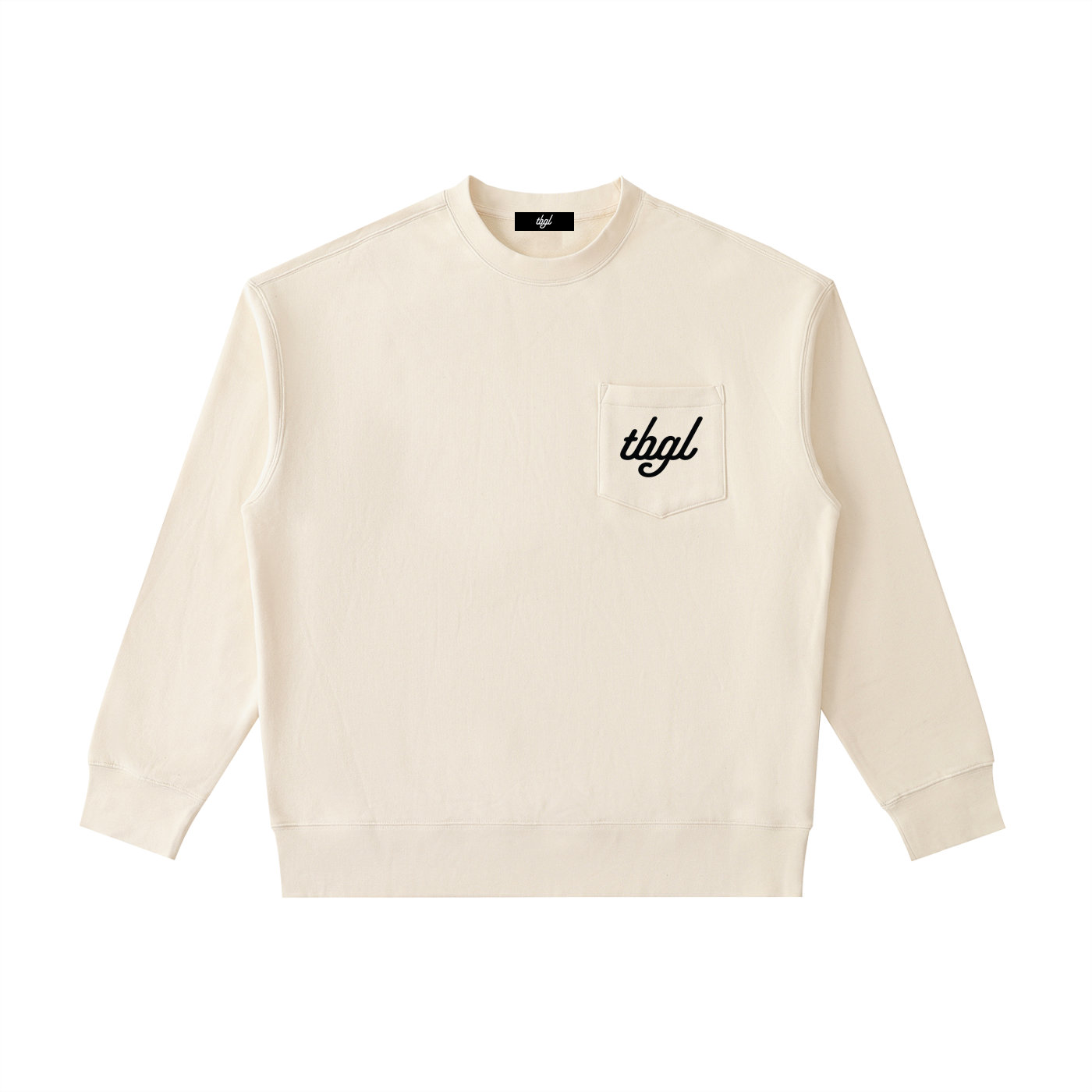 Heavyweight Patch Pocket Crewneck Sweatshirt