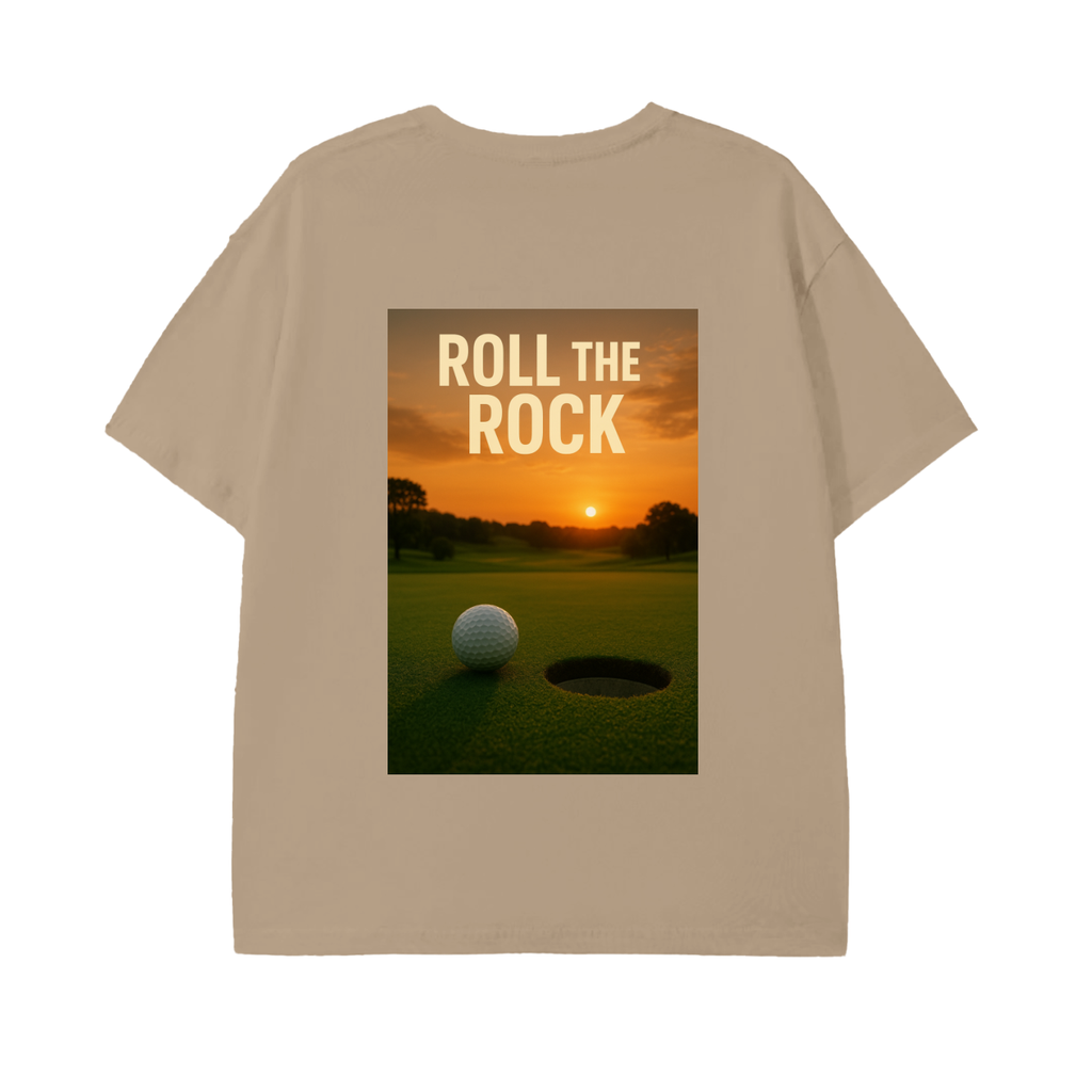 Roll the Rock Graphic Cotton Unisex T-Shirt