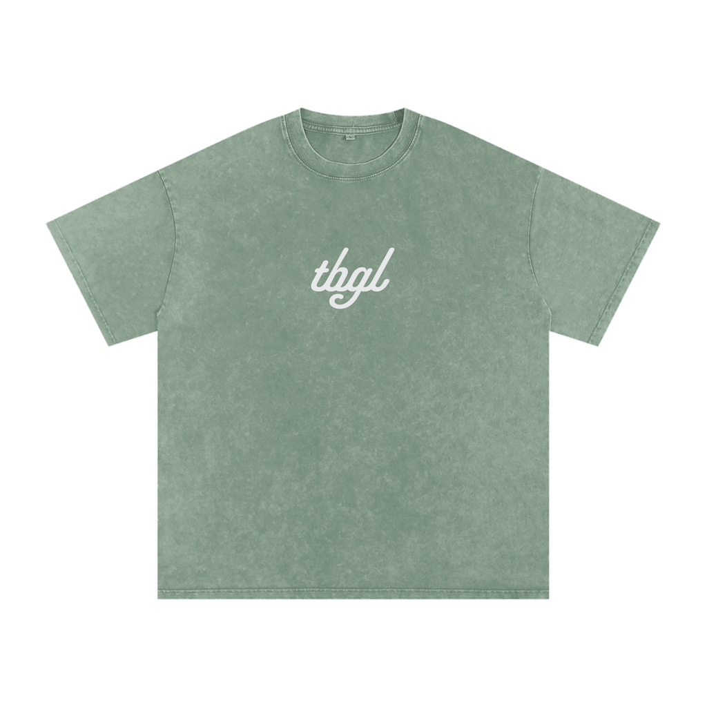 TBGL Chasing Birdies Snow Washed Oversized Cotton T-Shirt