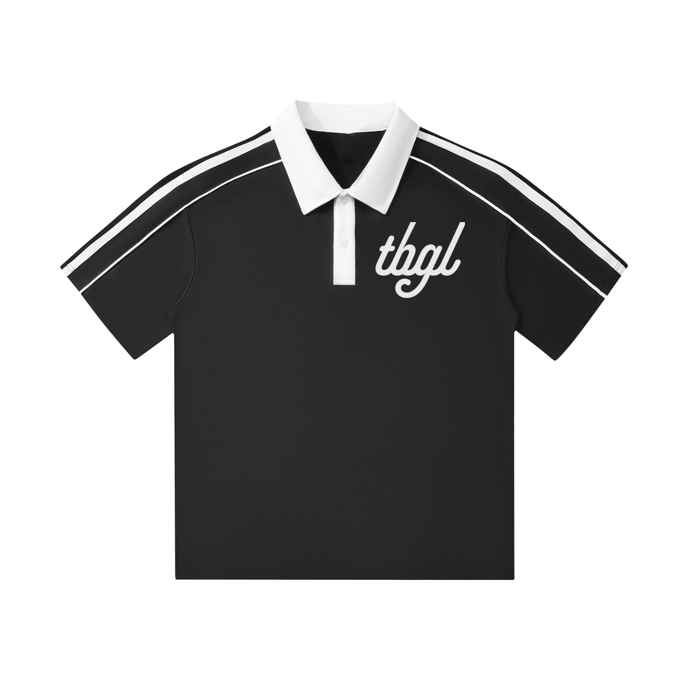 TBGL Contrast Collar Short-Sleeve Polo Shirt