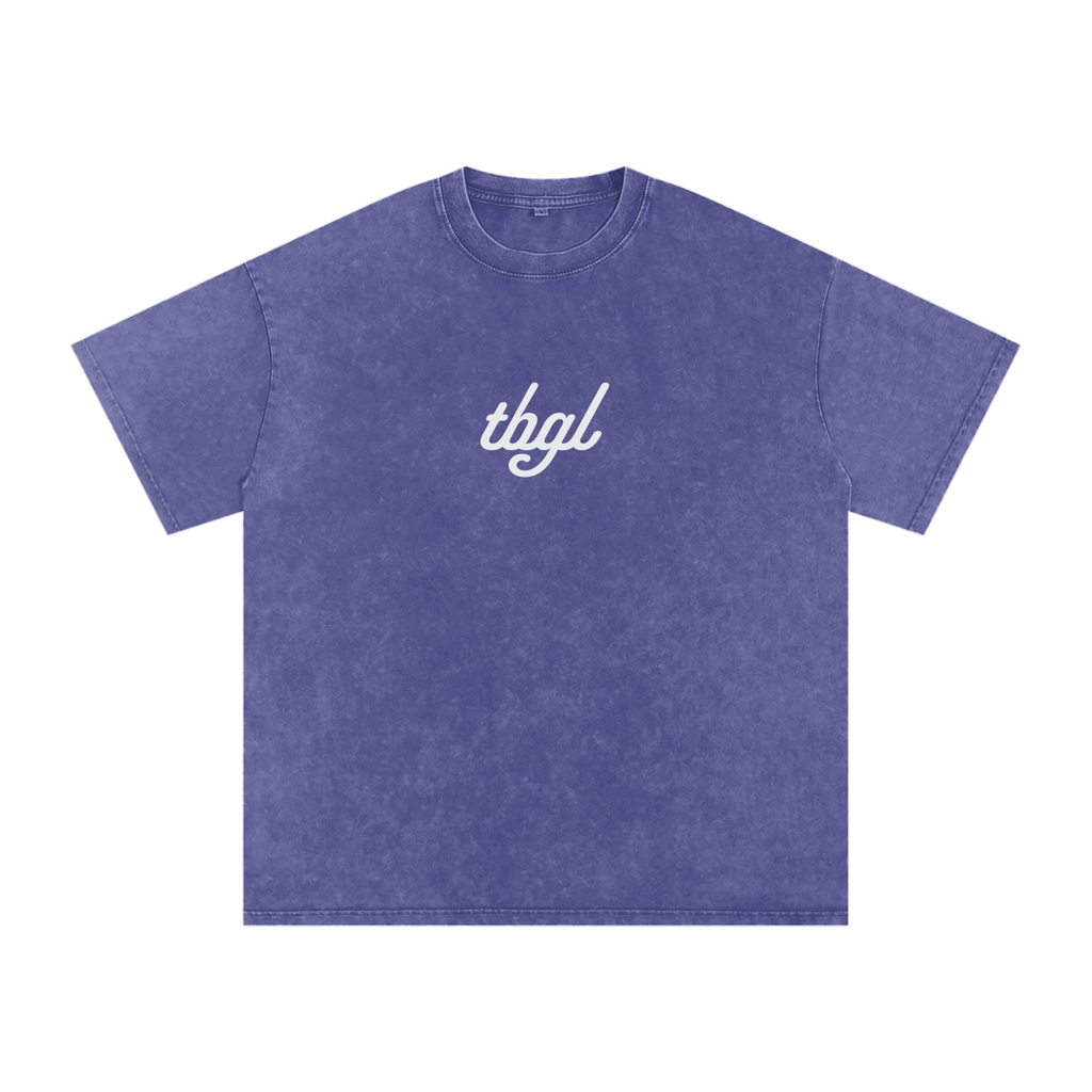 TBGL Chasing Birdies Snow Washed Oversized Cotton T-Shirt