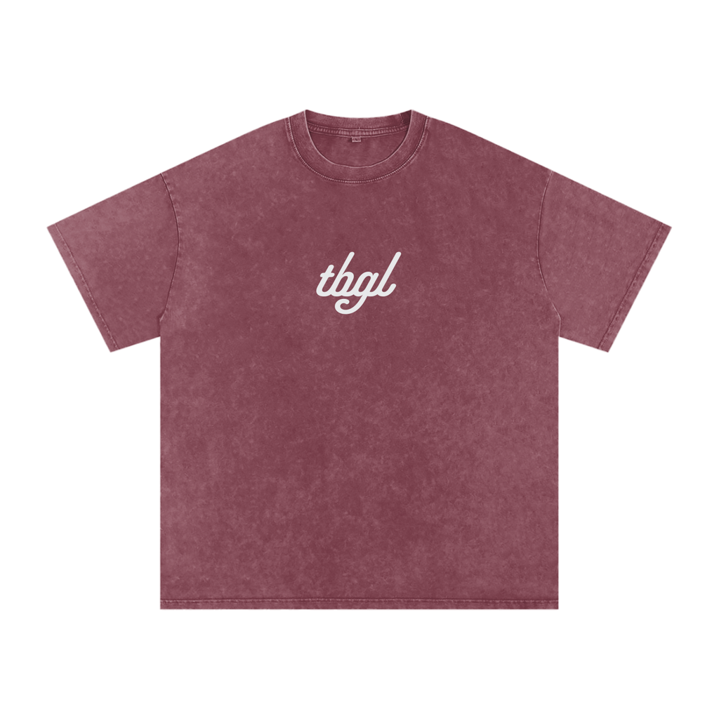 TBGL U.S Chasing Birdies Snow Washed Oversized Cotton T-Shirt