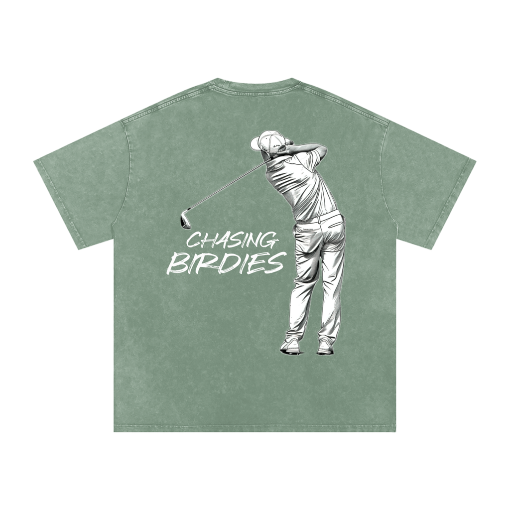 TBGL Chasing Birdies Snow Washed Oversized Cotton T-Shirt