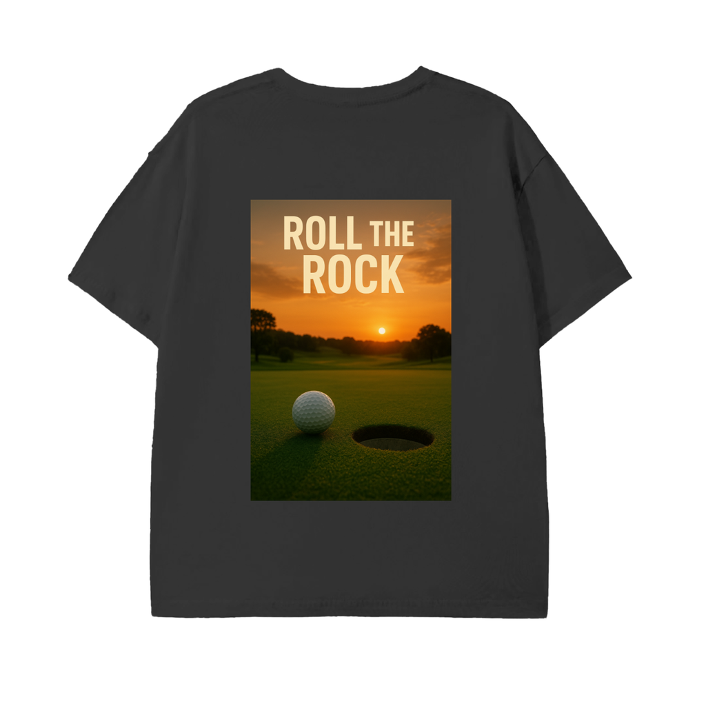 Roll the Rock Graphic Cotton Unisex T-Shirt