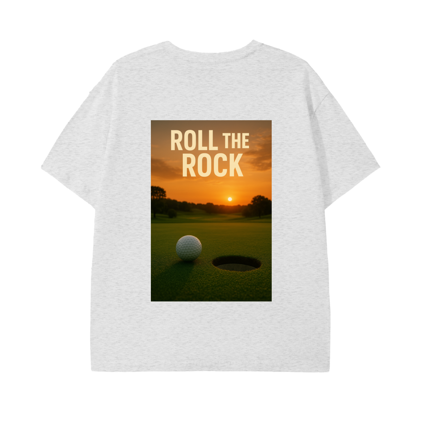 Roll the Rock Graphic Cotton Unisex T-Shirt