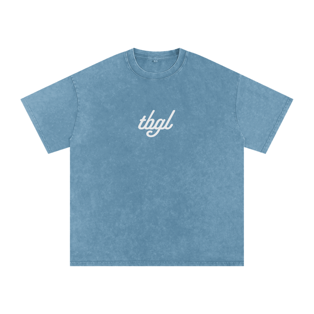 TBGL U.S Chasing Birdies Snow Washed Oversized Cotton T-Shirt