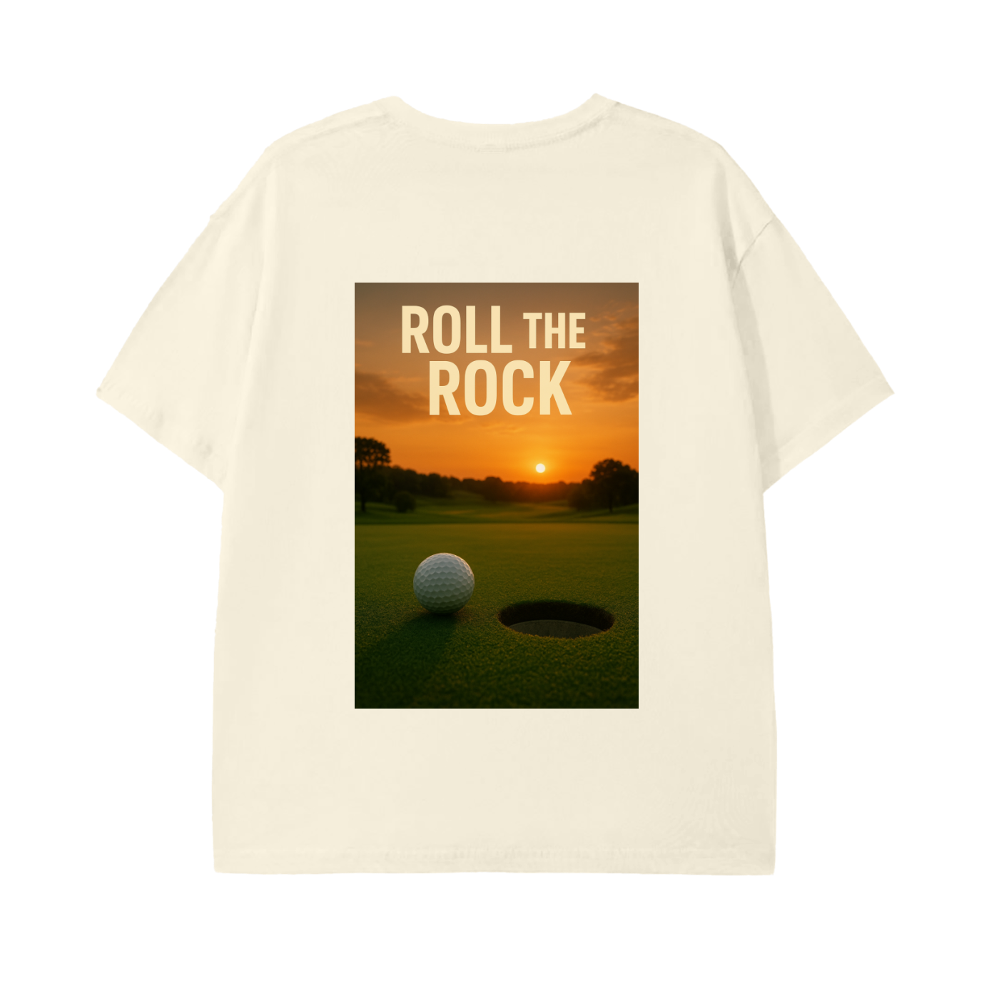 Roll the Rock Graphic Cotton Unisex T-Shirt